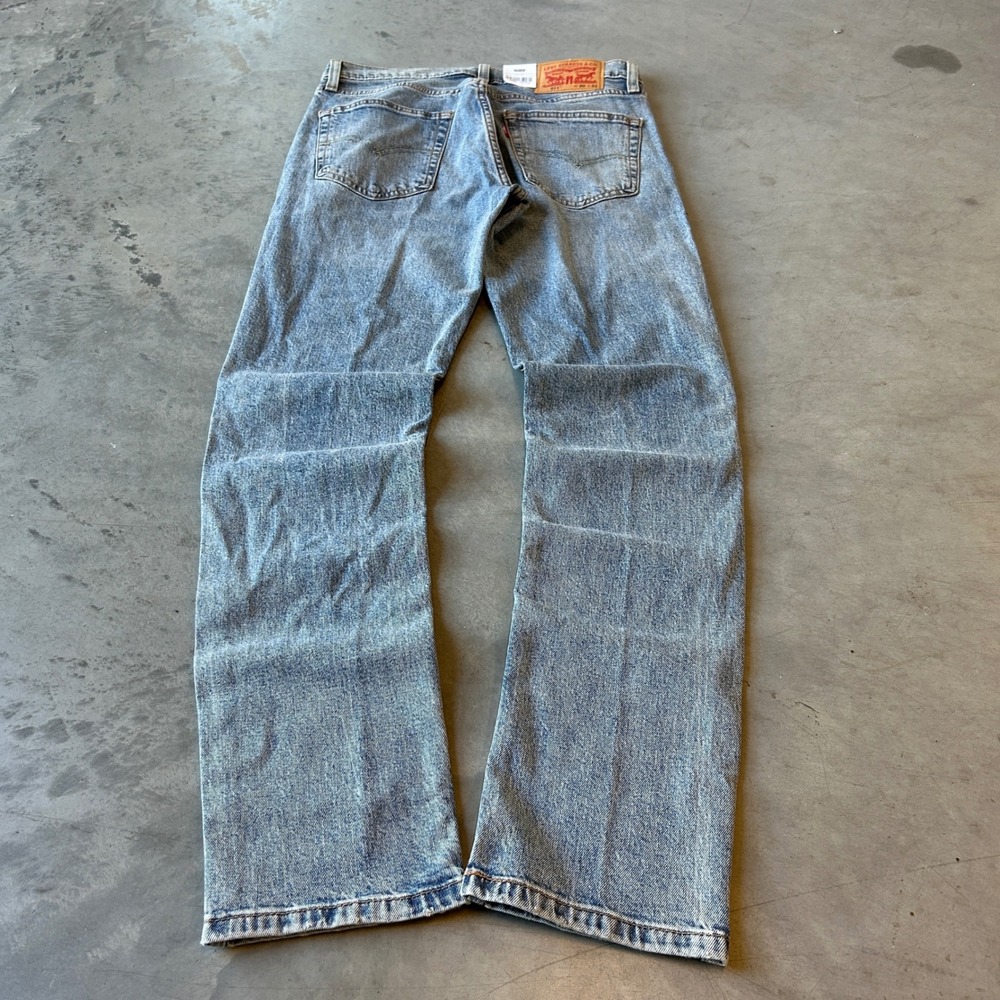 Levis 511 Slim Fit Jeans Mens 30x32 Light Wash Blue Flex Stretch Denim New